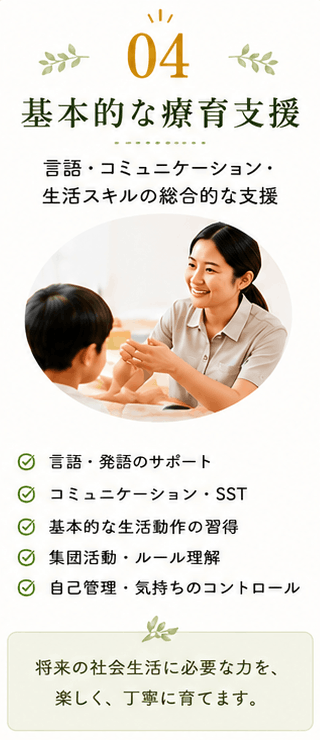児童発達支援アテナの専門家による基本的療育アプローチ
